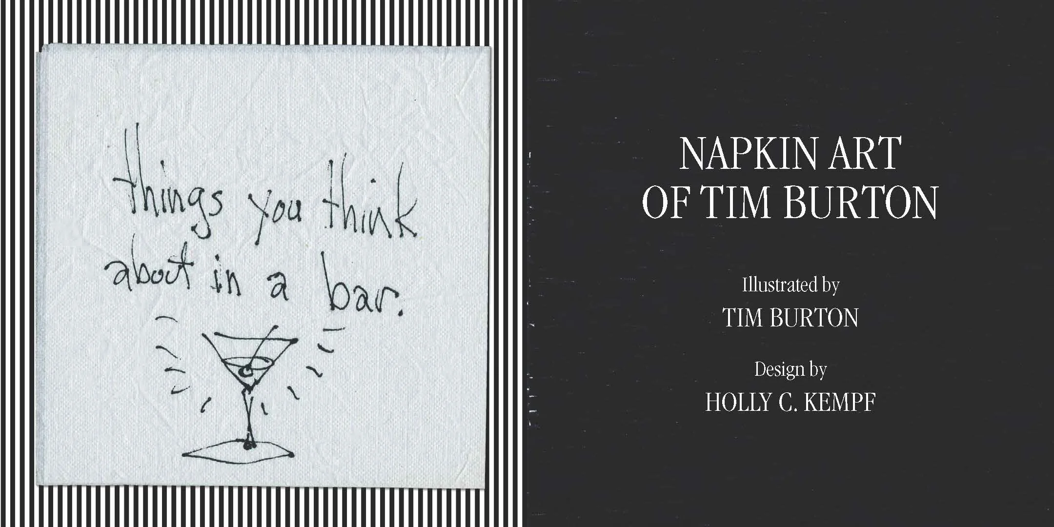 things you think about in a bar — TIM BURTON